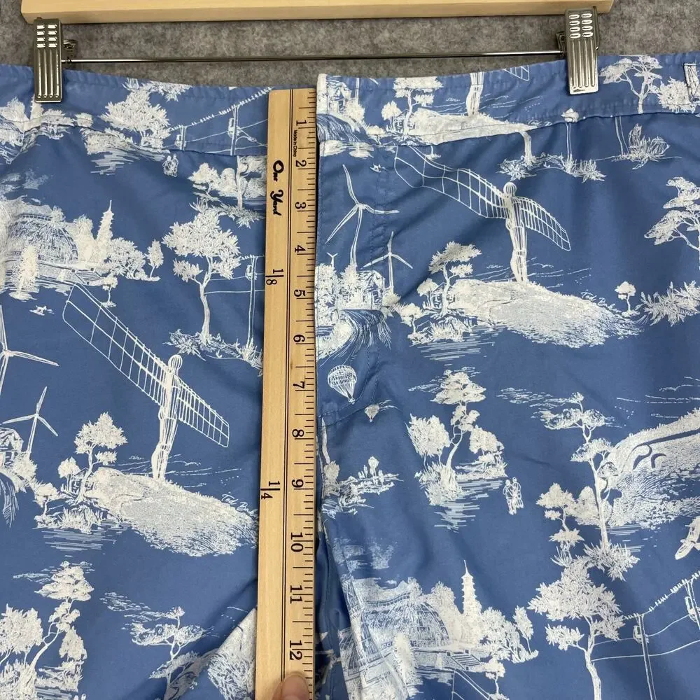 Ted Baker Holoway‎ Printed Swim Shorts Trunks Mens 6 US 2XL Blue Beach Tropical